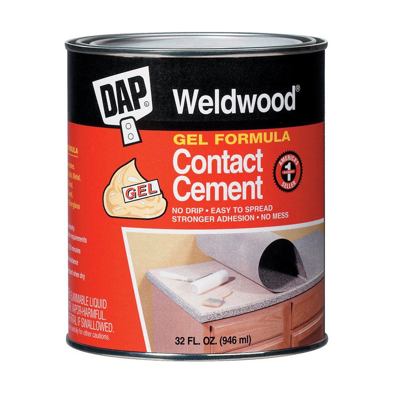 DAP Weldwood Gel Contact Cement 1 qt.