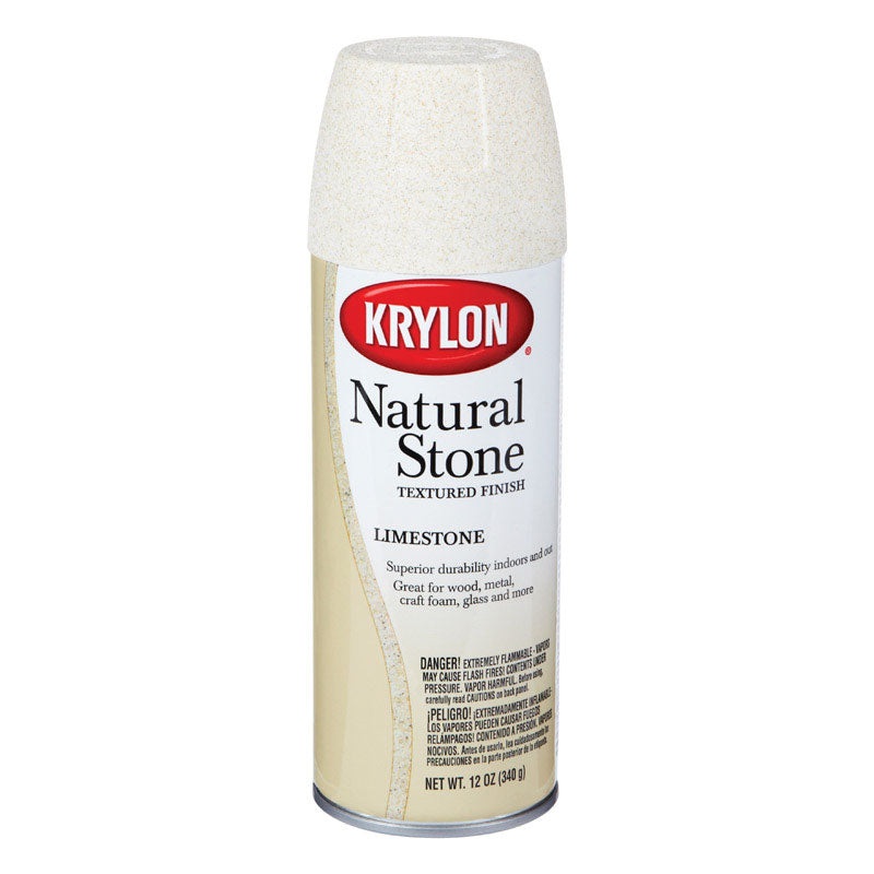 Krylon Limestone Textured Natural Stone Spray Paint 12 oz.