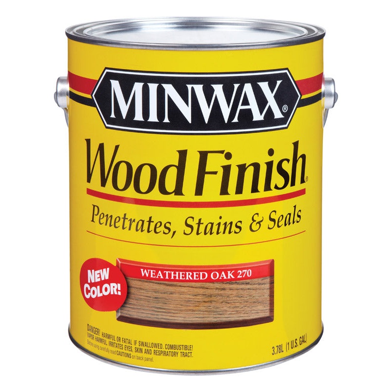 Minwax Wood Finish Transparent Oil-Based Wood Stain Weathered Oak 1 gal.