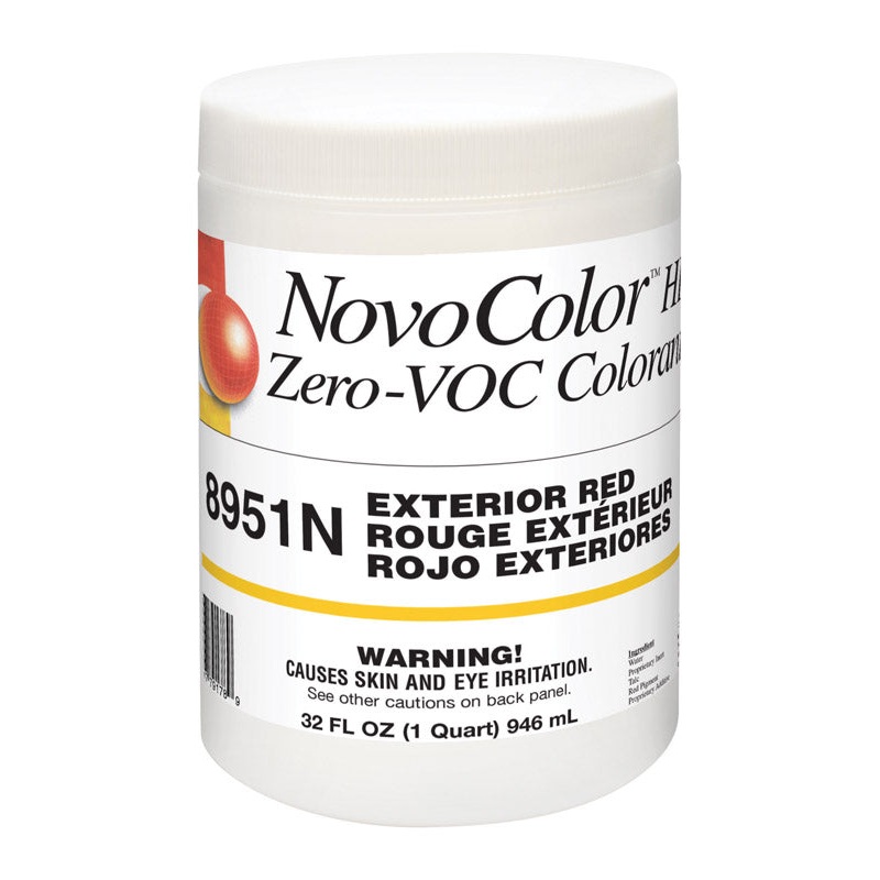 NovoColor HP RR Exterior Red Paint Colorant 1 qt.