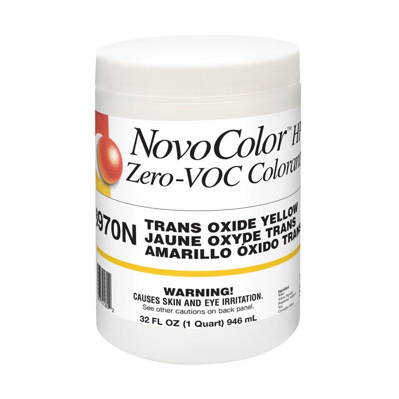 NovoColor HP TY Trans Oxide Yellow Paint Colorant 1 qt.