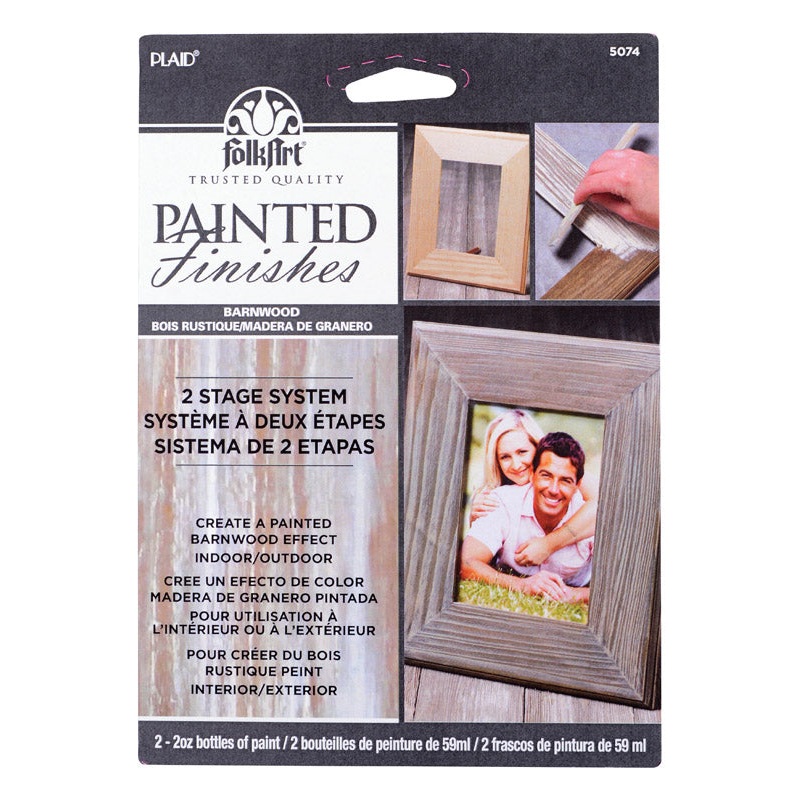 Plaid FolkArt Flat Barnwood Hobby Paint 4 oz.