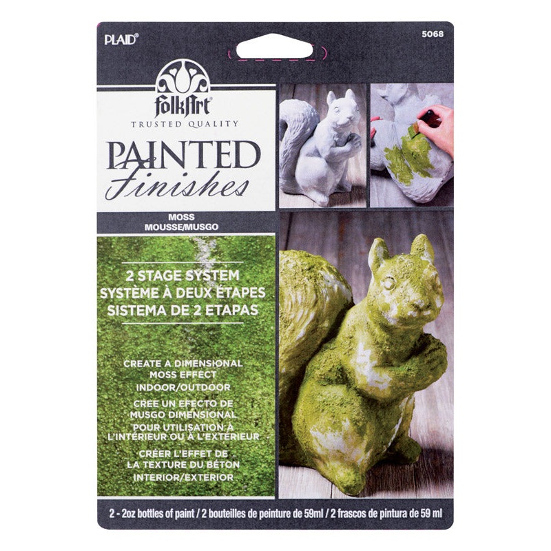Plaid FolkArt Flat Moss Hobby Paint 4 oz.