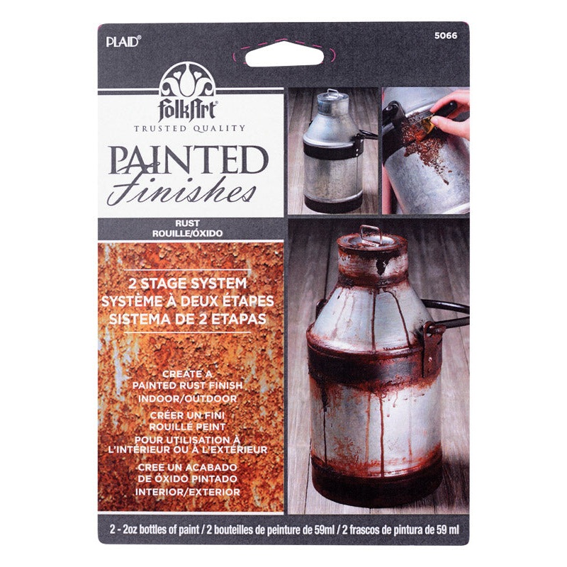 Plaid FolkArt Flat Rust Hobby Paint 4 oz.