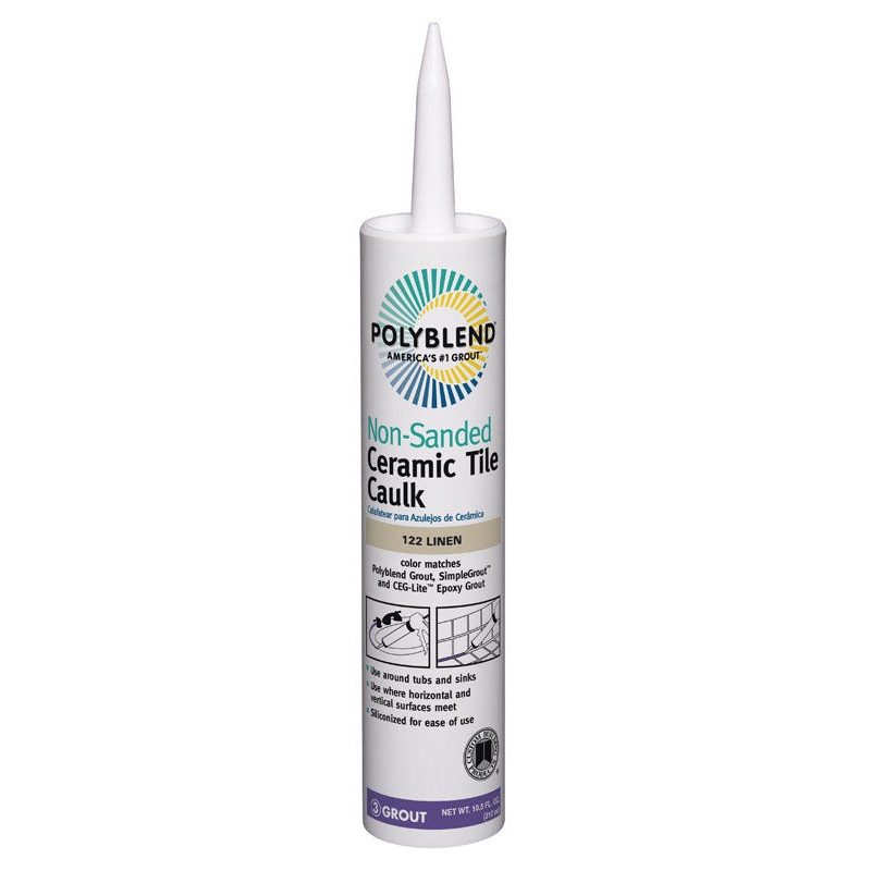 Polyblend Non-Sanded Tile Caulk Linen 10.5 oz.