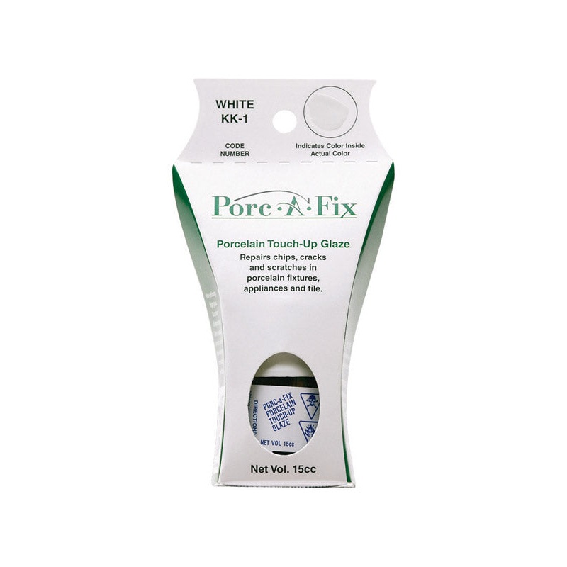 Porc-A-Fix Porcelain White Touch-Up Glaze 0.5 oz.