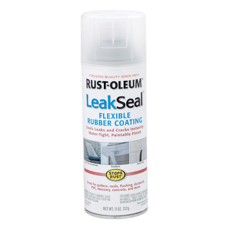 Rust-Oleum LeakSeal Rubberized Flexible Rubber Sealant 11 oz. Clear