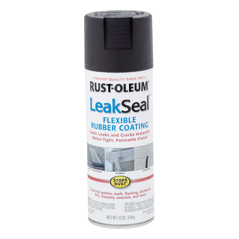 Rust-Oleum LeakSeal Rubberized Flexible Rubber Sealant 12 oz. Black