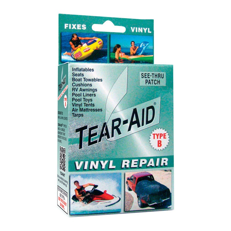 Tear-Aid Patch Type B Clear Vinyl Repair Patch Kit