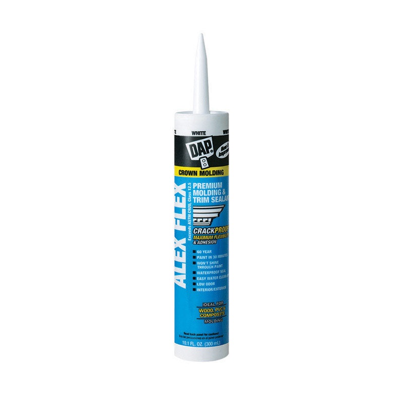 DAP Molding and Trim Sealant White Paintable 10.1 oz.