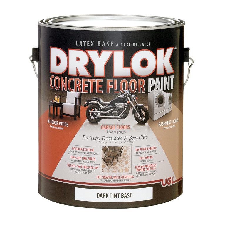 Drylok Low Sheen Floor Paint Dark Base 1 gal. Low VOC