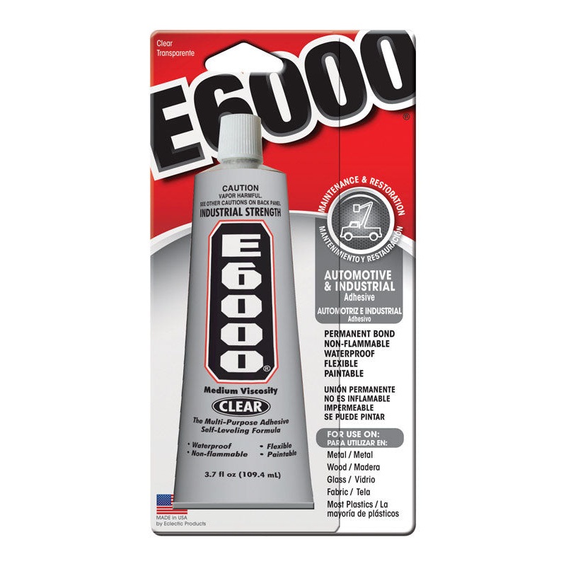 E-6000 Automotive and Industrial Adhesive 3.7 oz.