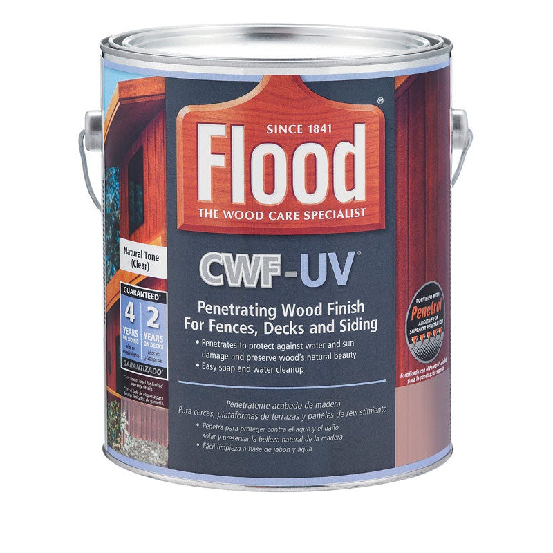 Flood CWF-UV Oil-Based Wood Finish Clear 1 gal.