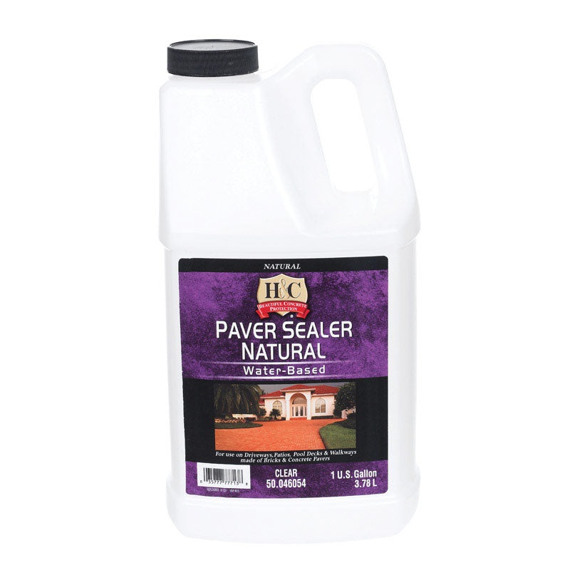 H&C Low Luster Clear Water-Based Paver Sealer 1 gal.