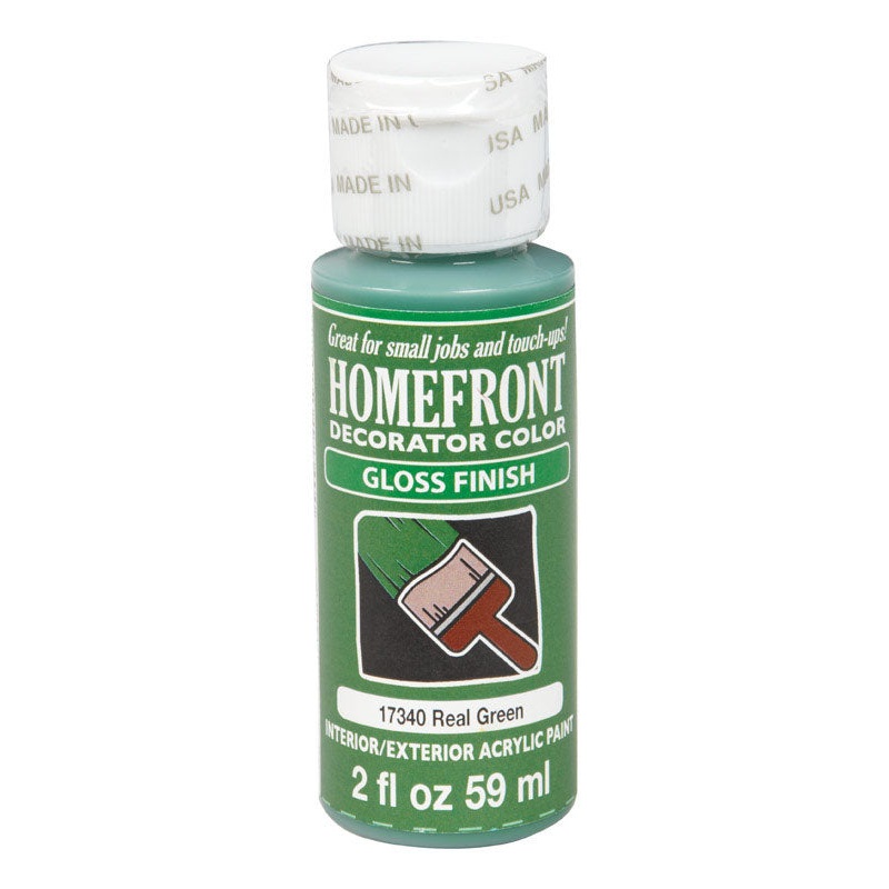 Homefront Gloss Real Green Hobby Paint 2 oz.