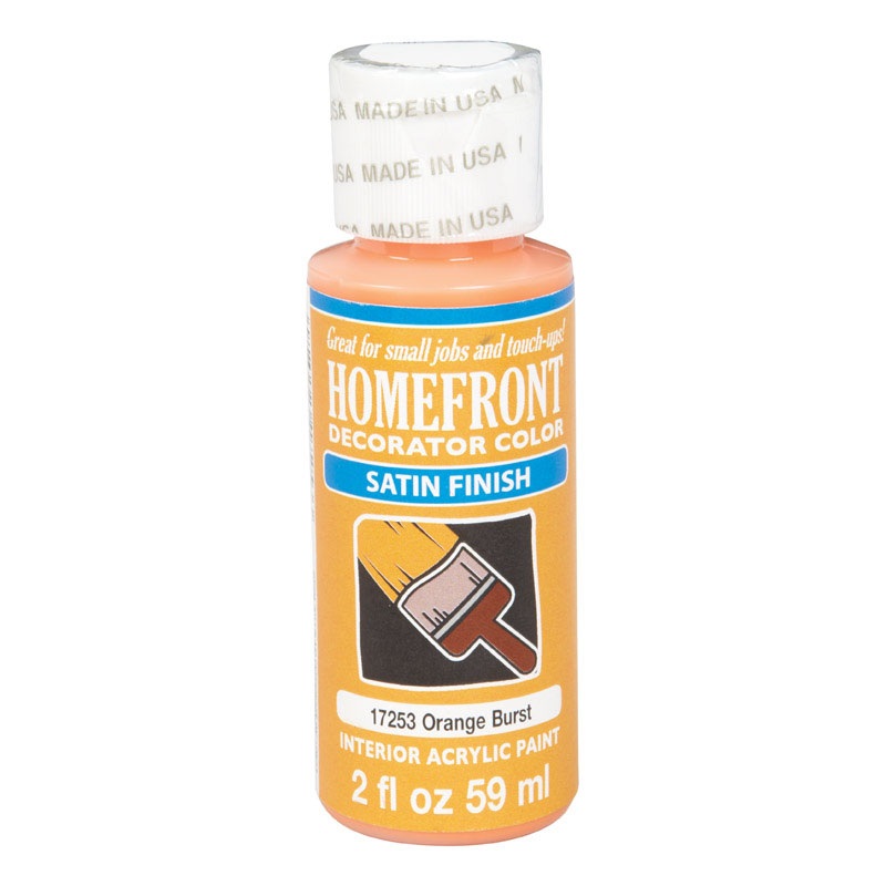 Homefront Satin Orange Burst Hobby Paint 2 oz.