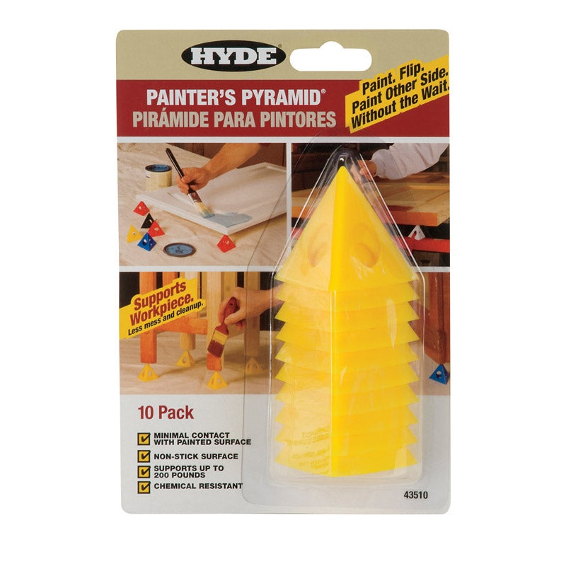 Hyde Painter’s Pyramid Work Supports 2-1/2 in. W Plastic