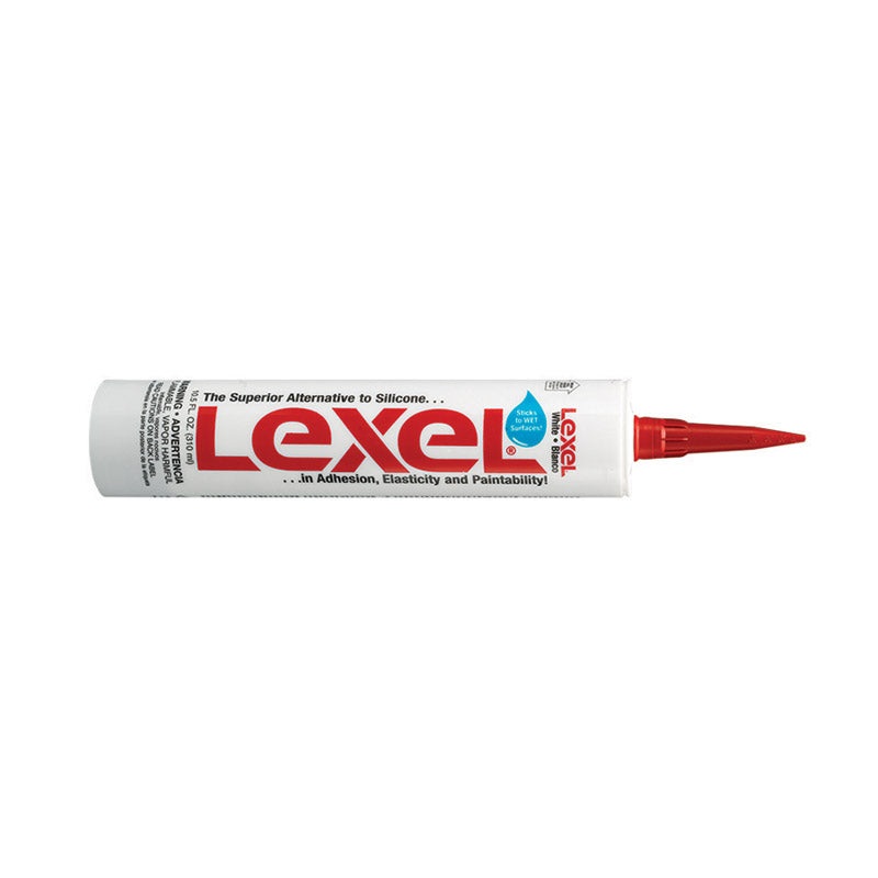 Lexel Sashco Sealant 10.5 oz. White Gloss