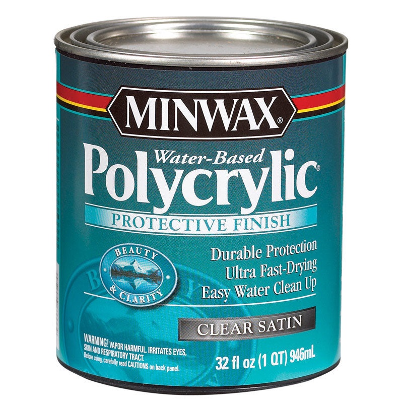Minwax Indoor Clear Satin Polycrylic 1 qt.