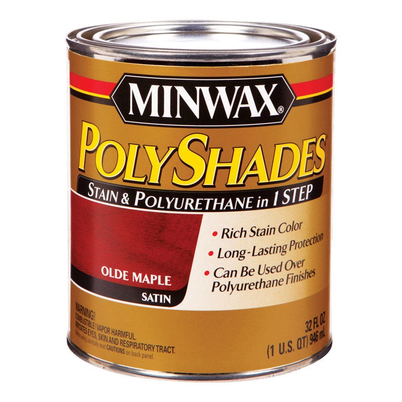 Minwax PolyShades Transparent Polyurethane Polyurethane Stain Olde Maple 1 qt.