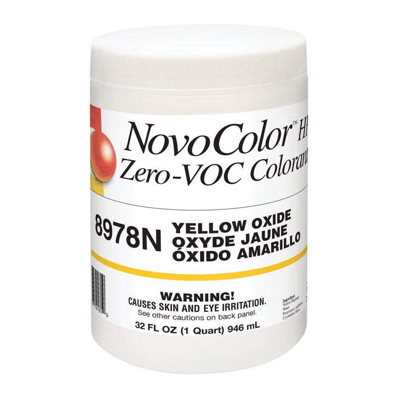 NovoColor HP C Yellow Iron Oxide Paint Colorant 1 qt.
