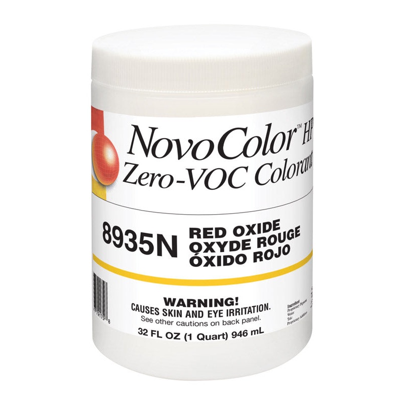 NovoColor HP F Red Iron Oxide Paint Colorant 1 qt.