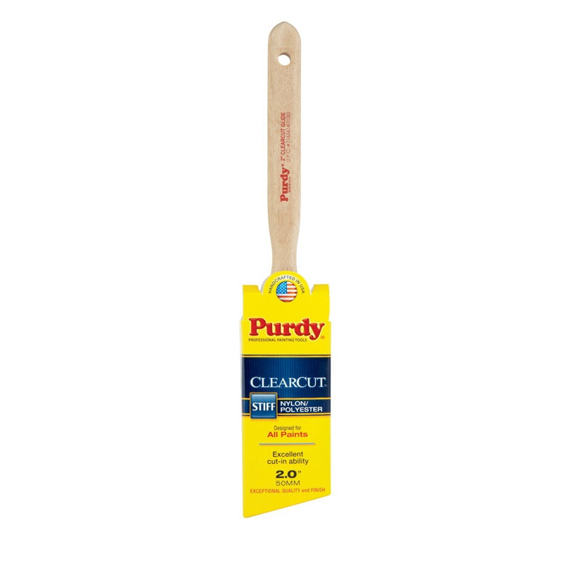 Purdy Clearcut Glide 2 in. W Angle Nylon Polyester Trim Paint Brush