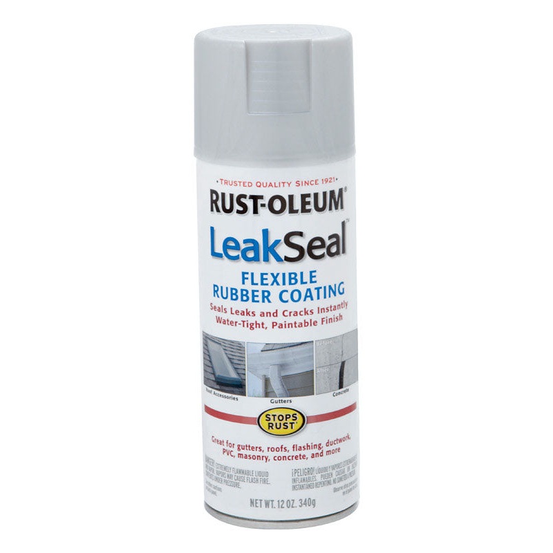 Rust-Oleum LeakSeal Rubberized Flexible Rubber Sealant 12 oz. Aluminum