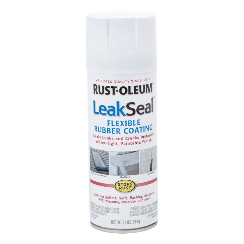 Rust-Oleum LeakSeal Rubberized Flexible Rubber Sealant 12 oz. White
