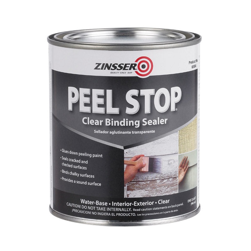 Zinsser Peel Stop Water-Based Interior and Exterior Sealer 1 qt. White