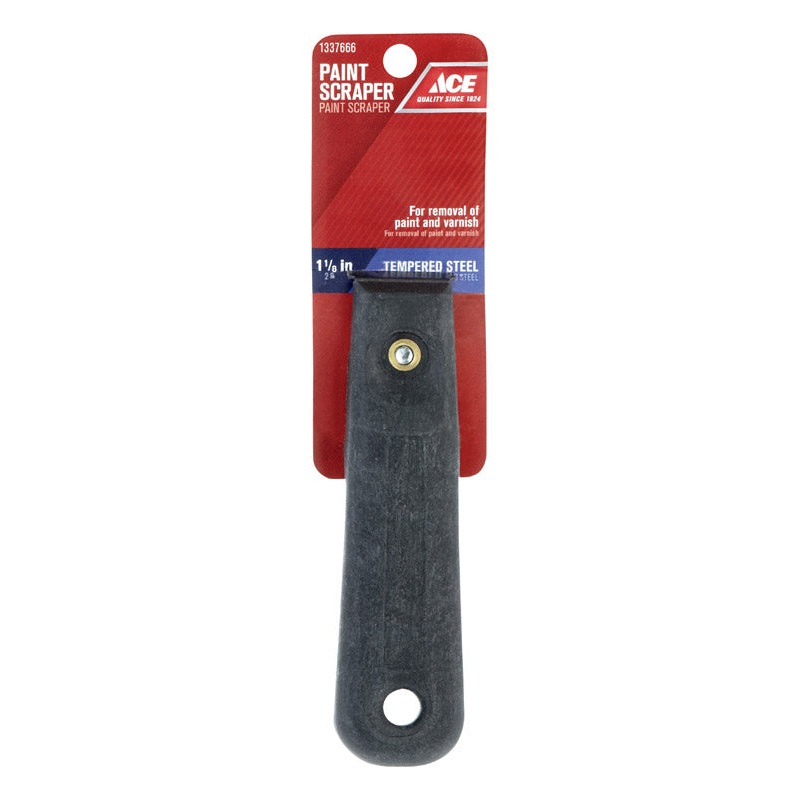Ace 1-1/8 in. W Carbon Steel Double Edge Paint Scraper