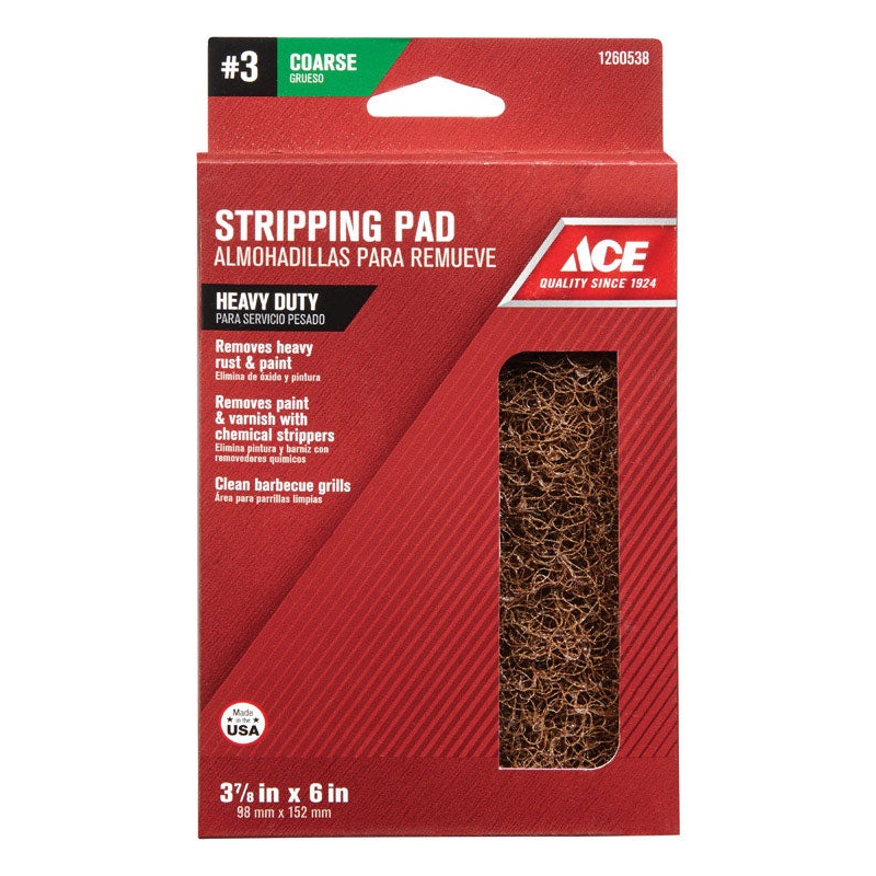 Ace 3-7/8 in. W x 6 in. L Coarse 3 Stripping Pad