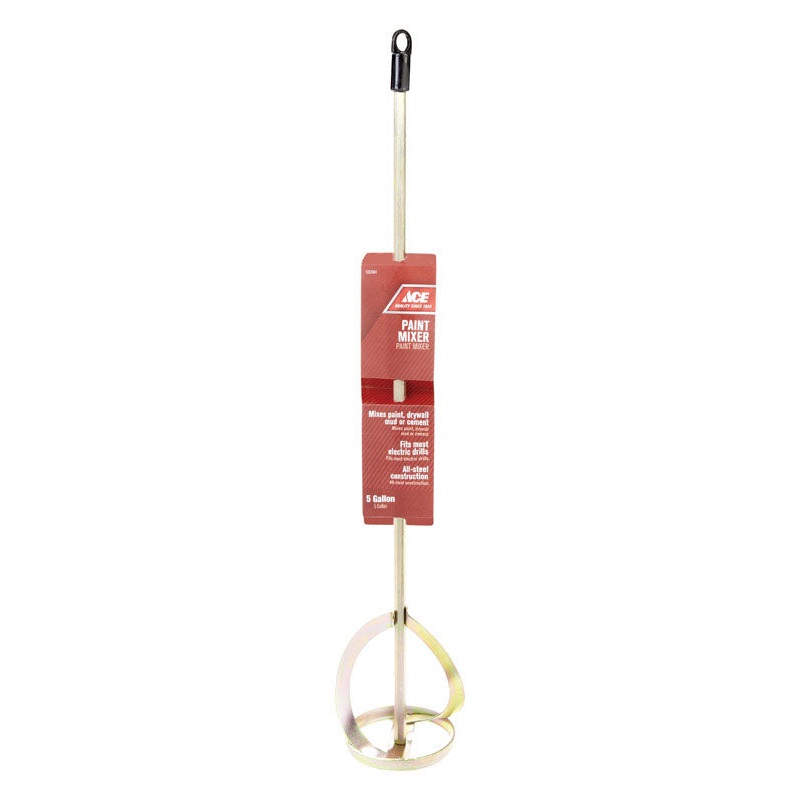 Ace 5 gal. Paint Mixer Steel 1/2 in. W x 23-1/2 in. L