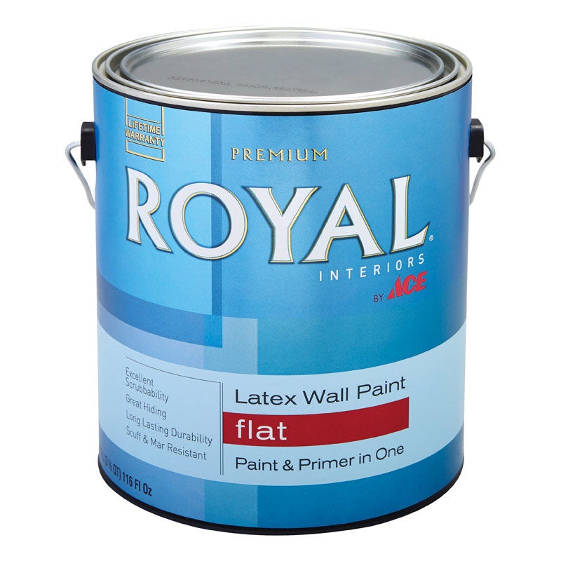 Ace Royal Interior Acrylic Latex Paint Neutral Base Flat 1 gal. Neutral Base