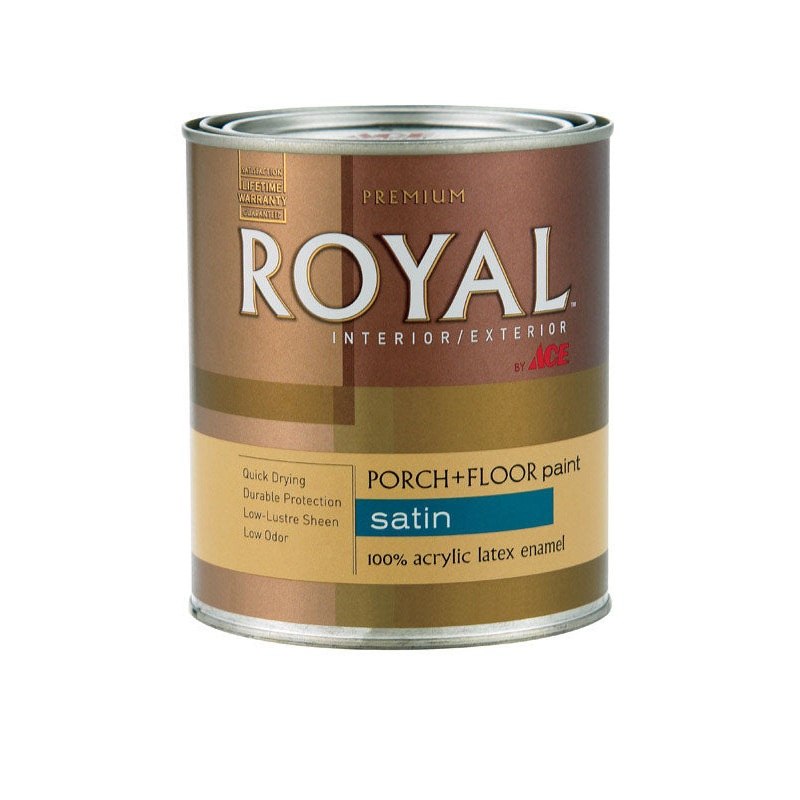 Ace Royal Interior/Exterior Acrylic Latex Porch & Floor Satin 1 qt. Neutral Base