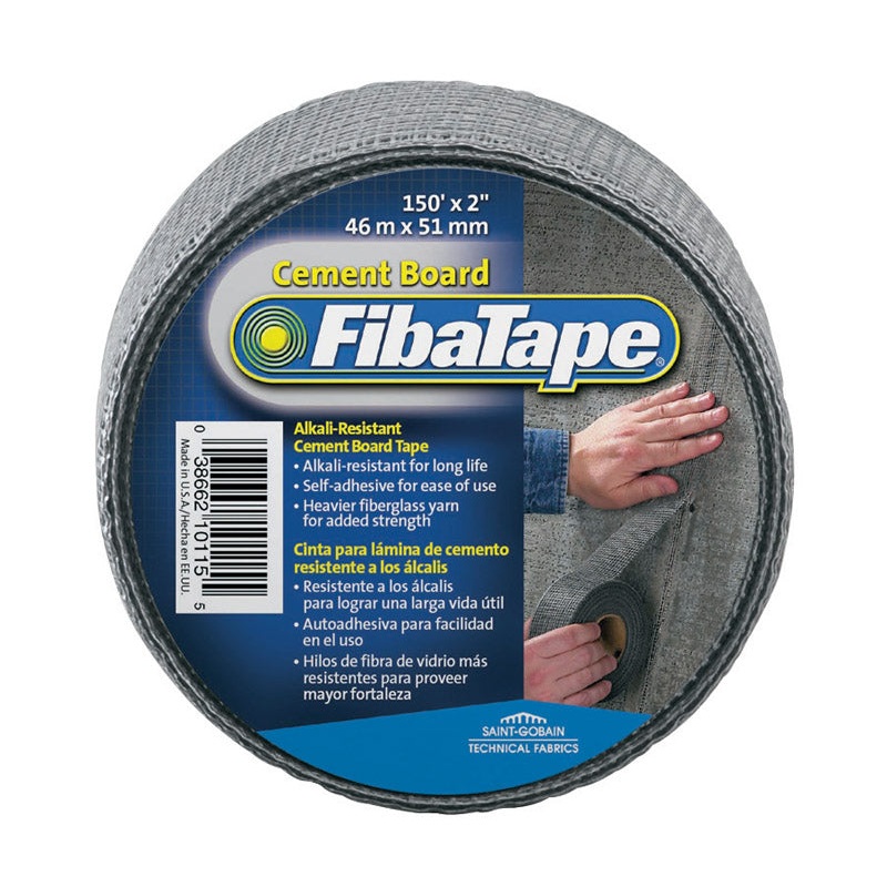 ADFORS FibaTape Cement Board 150 ft. L x 2 in. W Fiberglass Gray Self Adhesive Drywall Tape