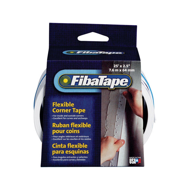 FibaTape Corner Tape Polymer 2-1/2 in. W x 25 ft. L