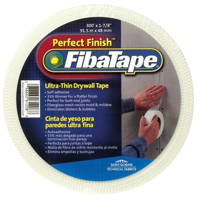 FibaTape Drywall Joint Tape Fiberglass Mesh Self Adhesive 1-7/8 in. W x 300 ft. L
