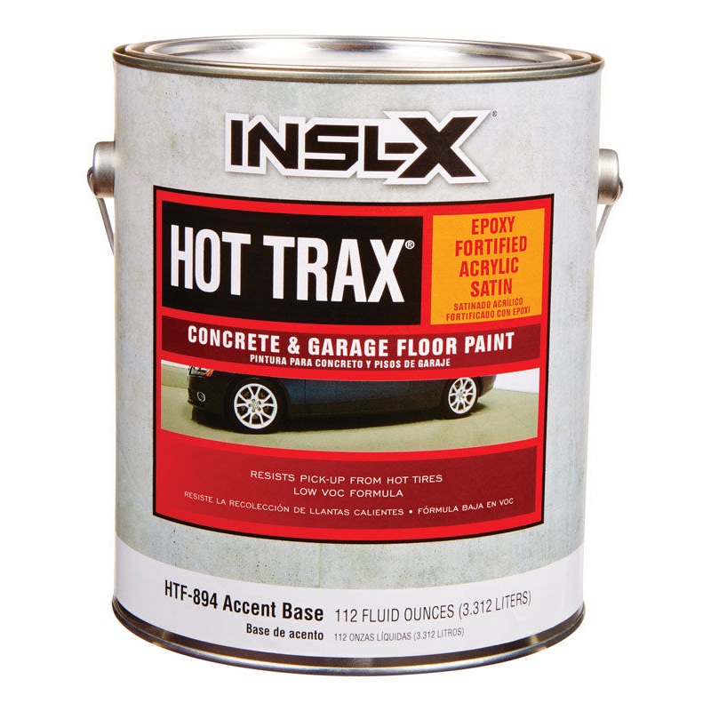 Insl-X Hot-Trax Interior/Exterior Epoxy-Fortified Acrylic Latex Floor Paint Satin 1 gal. Accen
