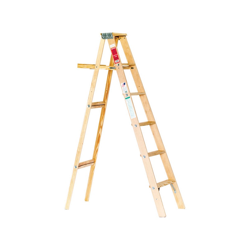 Michigan Ladder 72 in. H Wood Step Ladder Type III 200 lb.