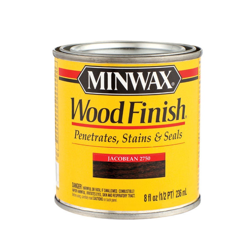 Minwax Wood Finish Transparent Oil-Based Wood Stain Jacobean 1/2 pt.