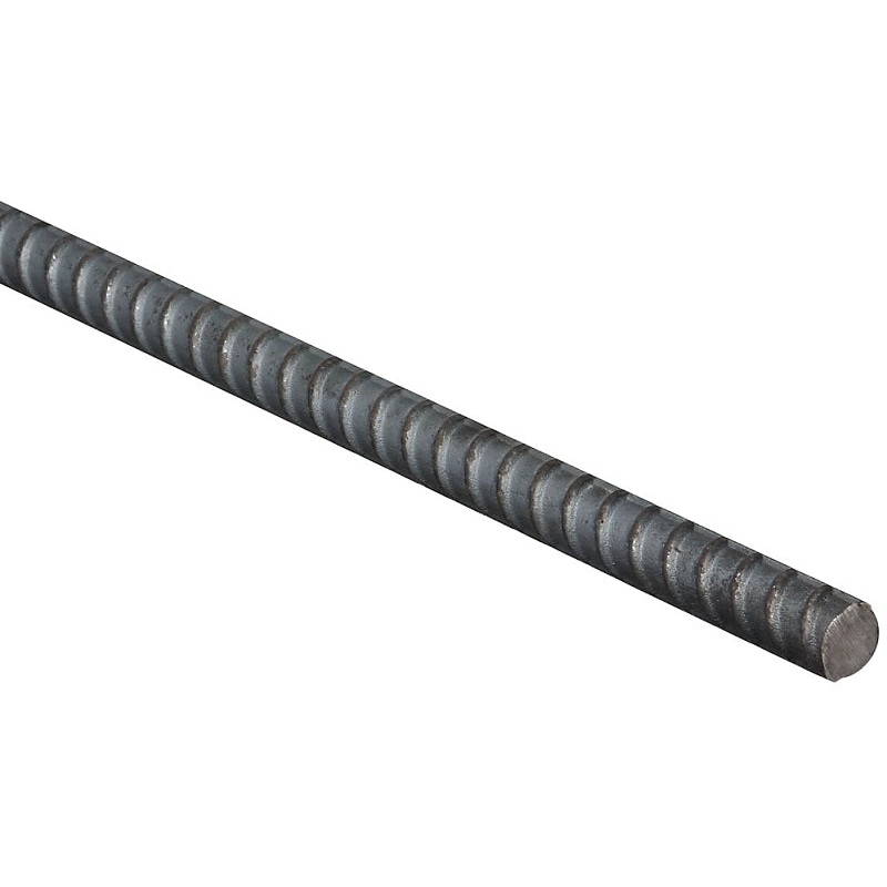 National Hardware 346965 Series N346-965 Weldable Rebar, 1/2 in Dia, 48 in L, Plain Steel