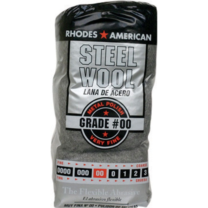 Rhodes American 4 in. W x 8-3/4 in. L Very Fine 00 Grade Steel Wool