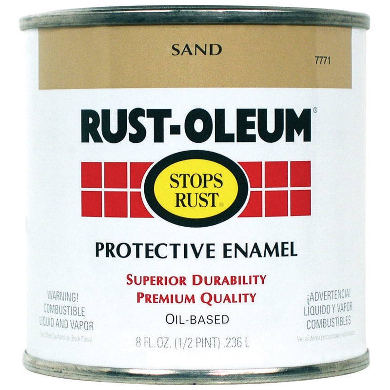 Rust-Oleum Oil Based Protective Enamel Sand Gloss 1/2 pt.