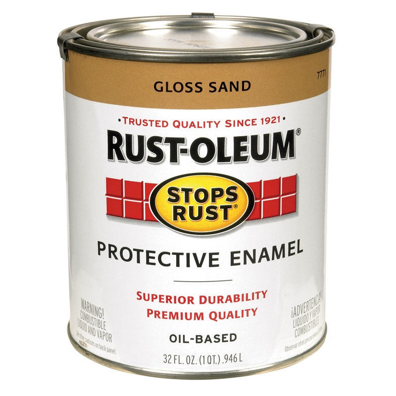 Rust-Oleum Oil Based Protective Enamel Sand Gloss 1 qt.