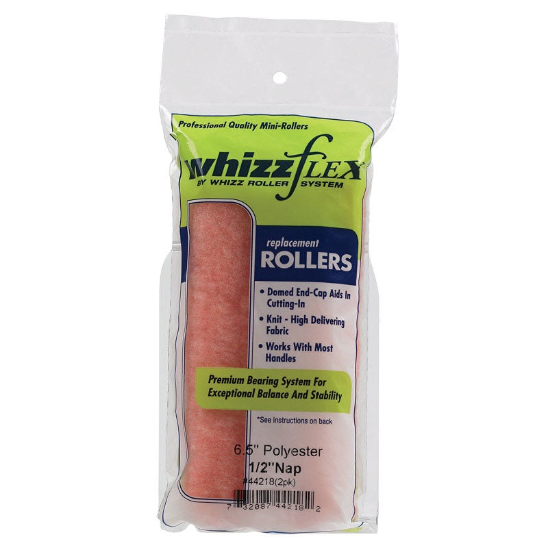 Whizz Flex Knit Paint Roller Cover 1/2 in. L x 6-1/2 in. W 2 pk