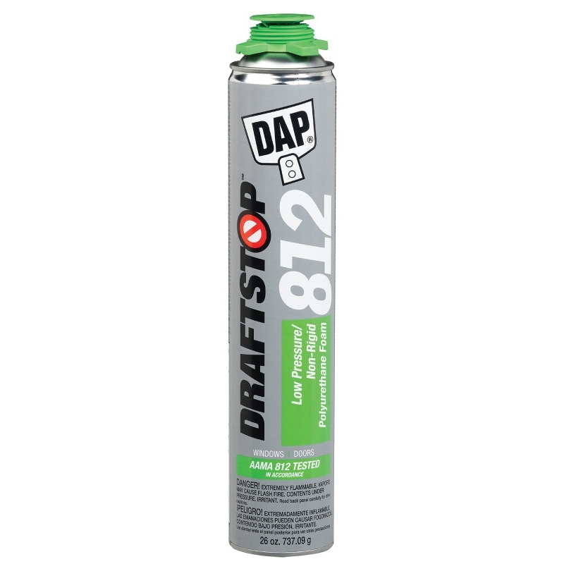 DAP 80812 Foam Sealant, White, 26 oz Aerosol Can