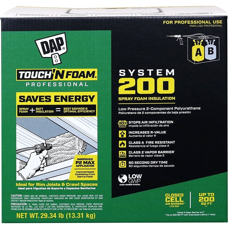 DAP Touch’n Foam Professional Series 7565062620 Low GWP Foam Kit, Cream