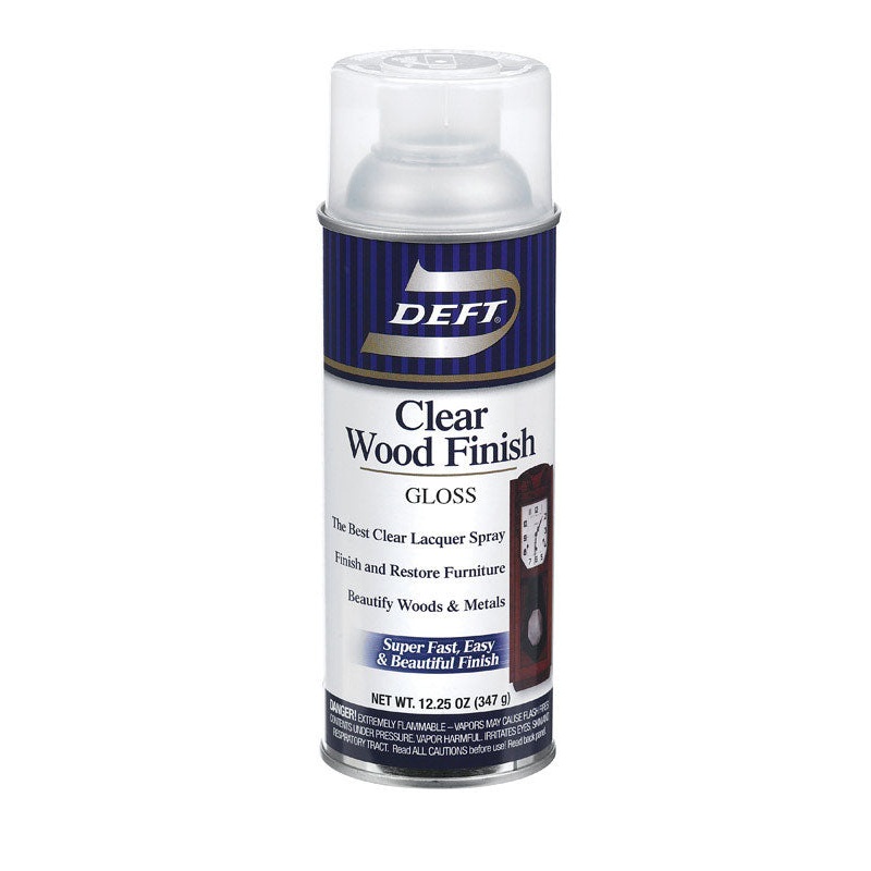 Deft Wood Finish Lacquer Spray Gloss 12-1/4 oz.