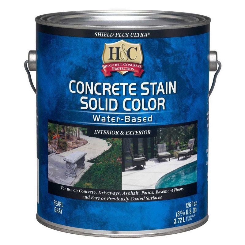H&C Latex Shield Plus Ultra Concrete Latex Stain Low VOC Deep Base Tintable 1 gal.